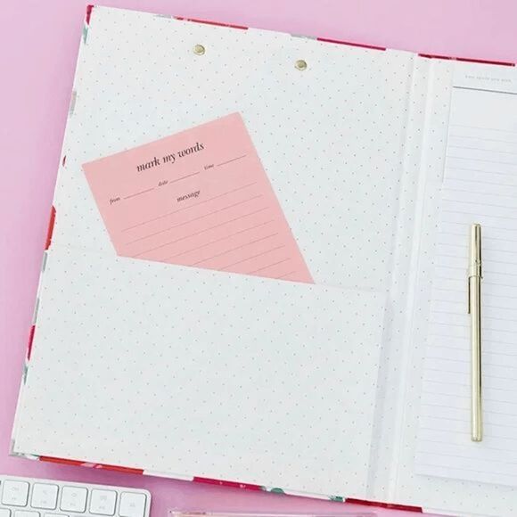 Kate Spade New York Clipboard Folio, Brushy Rose - Picture 5 of 8